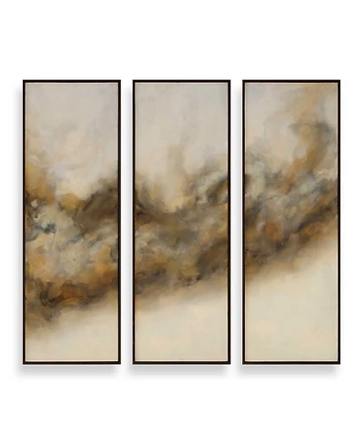 Uttermost Smoke Break Hand Painted Canvases, Set of 3
