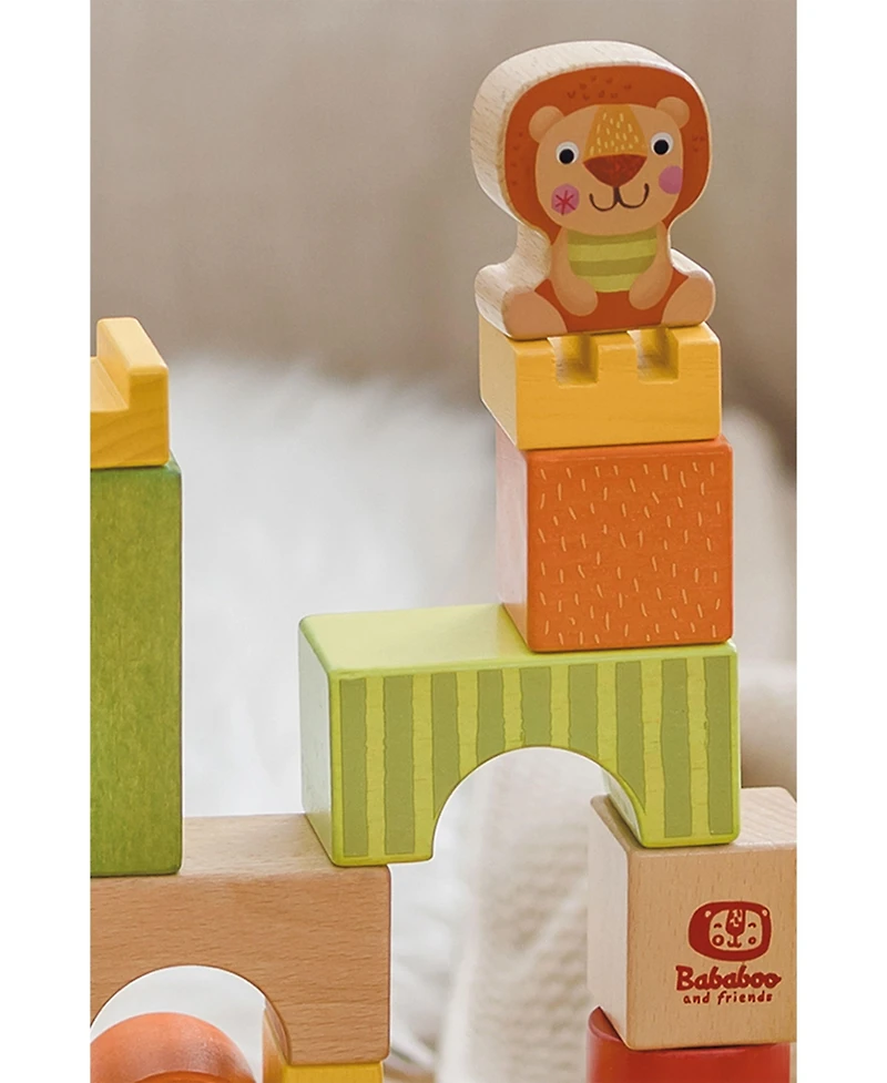 Bababoo and friends Bababoo Lion Babablocks Building Blocks