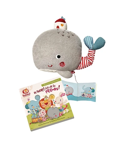 Bababoo and friends Wilma Whale Let s All Be Friends Book & Plush Set