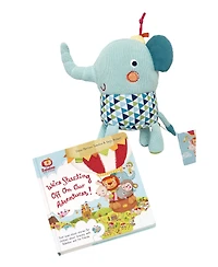 Bababoo and friends Lolo Elephant Adventures Book & Plush Set