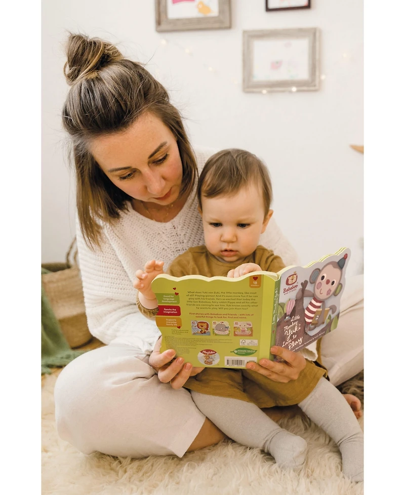 Bababoo and friends Yuki Monkey Character Book & Plush Set