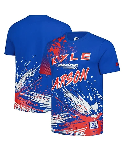 Starter Men's Royal Kyle Larson Touchdown Extreme T-Shirt