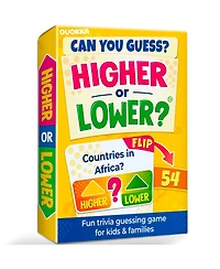 Quokka Board Game for Kids - Family Card and Adults Higher or Lower | Guess Fun Questions Easy to Learn 2 + Players