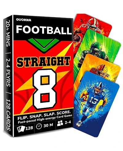 Quokka Fast-Paced Card Game for Kids & Adults – 128 Cards Easy Rules 2-8 Players Ages 8+ Perfect Family Games Night, Travel and Parties