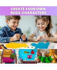 Quokka Kids Crafts Ages 4-8 Diy Beginner Needle and Thread Kit - 12 Sewing Basic