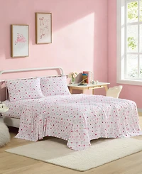 Betsey Johnson Pretty Tiles Microfiber 3-Pc. Sheet Set