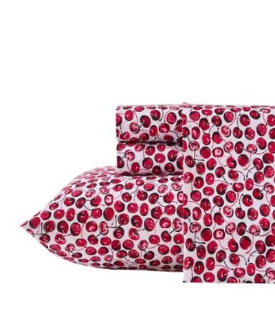 Betsey Johnson Pop Art Cherry Microfiber Sheet Set