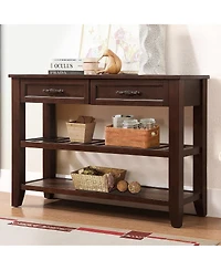 Streamdale Furniture Mid-Century Style Sideboard Buffet with Large Storage Space