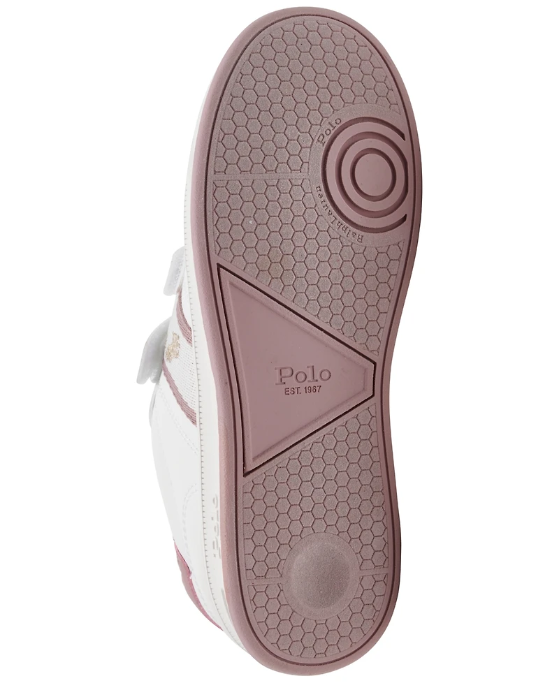 Polo Ralph Lauren Little Kids Heritage Court Iii T-Toe Casual Sneakers from Finish Line