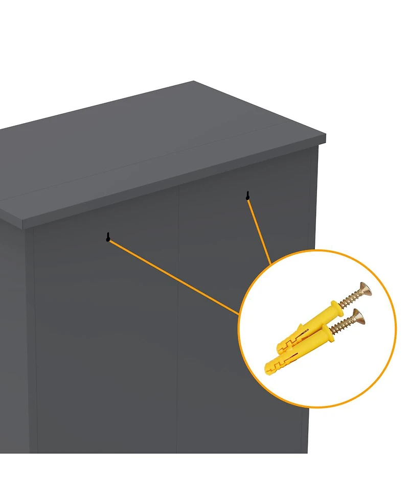 Streamdale Furniture Premium Steel Ample-Storage Versatile-Use Tool Cabinet