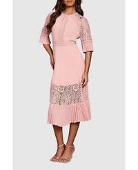 Coast Women's Lace Insert Midi Dress