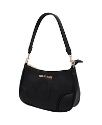 True Religion Women's Trapunto Logo Shoulder Bag