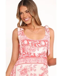 Petal and Pup Women's Valara Tie Shoulder Maxi Dress