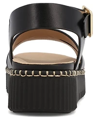 Mia Women's Jacklyn Ankle Strap Flatform Casual Sandals