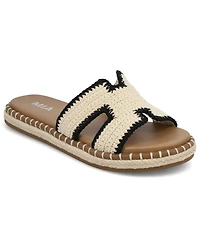 Mia Women's Sabine Woven H-Band Slide Sandals