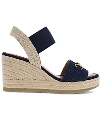 Mia Women's Barossa Horsebit Ankle-Strap Espadrille Wedge Sandals