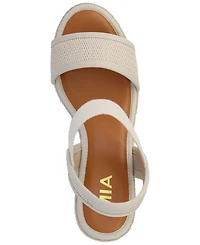 Mia Women's Berniece Ankle-Strap Espadrille Wedge Sandals