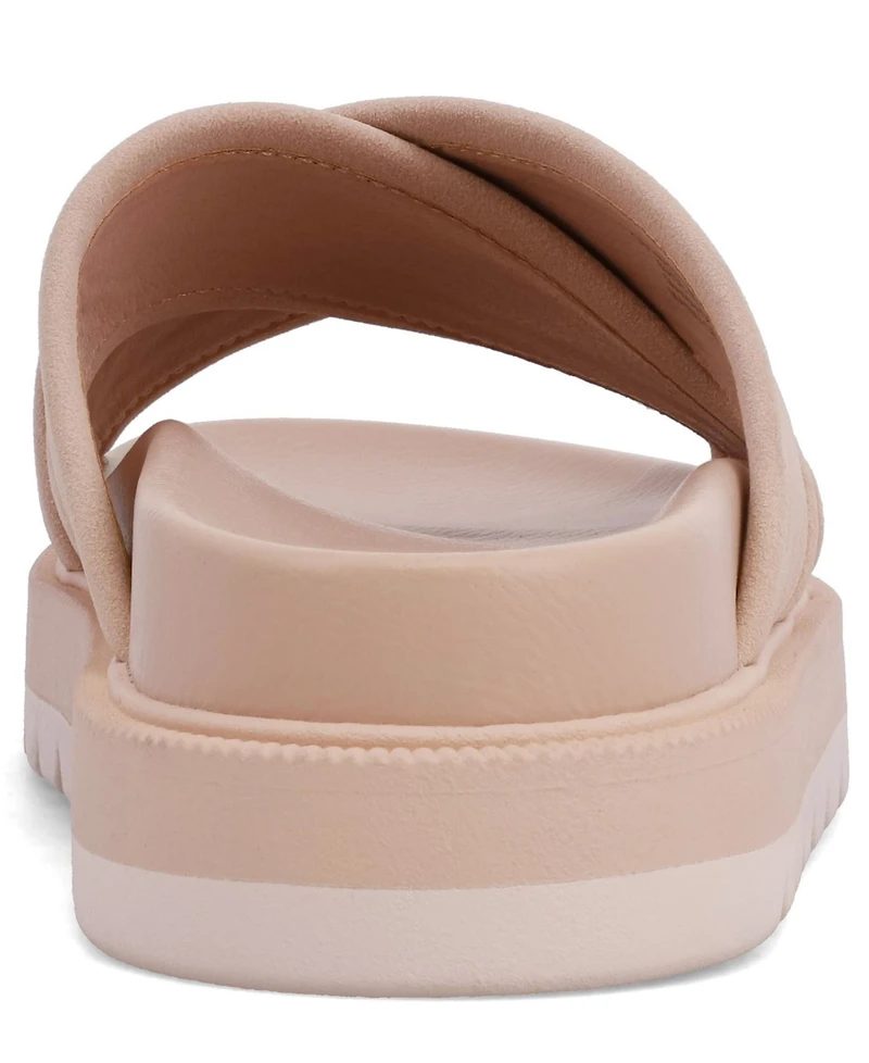 Mia Women's Teresa Crisscross Platform Slide Sandals