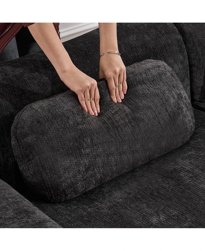 Streamdale Furniture Modular Combination Armchair, Bamboo Joint Shape