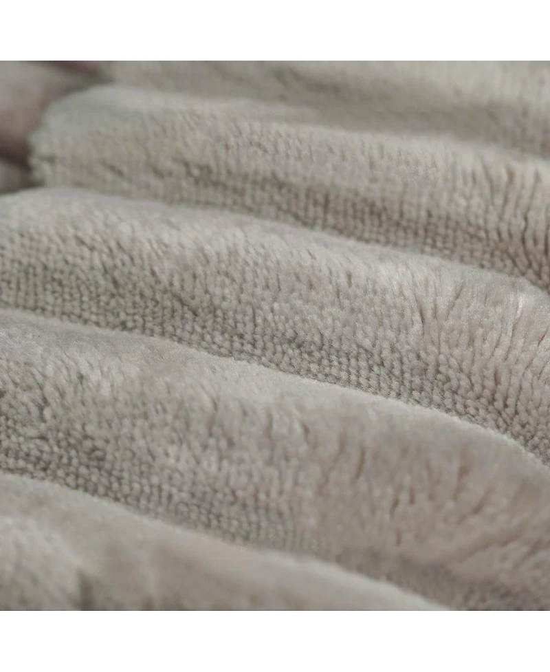 Streamdale Furniture Camel Plush Corduroy Sofa Bed, Convertible Sleeper Chair with Pillow