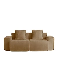 Streamdale Furniture Premium Velvet Modular Sectional Sofa - Unmatched Comfort & Easy Setup