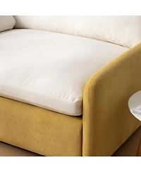 Streamdale Furniture Oversized Chenille Sofa Chair, Wide Seat Accent Chair, Modern Upholstered Armchair