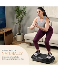 LifePro Vibration Plate Machine – Whole Body Workout w/ Loop Bands for Weight Loss & Toning