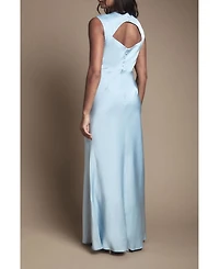 Oasis Women's Satin Maxi Bridesmaid Dress