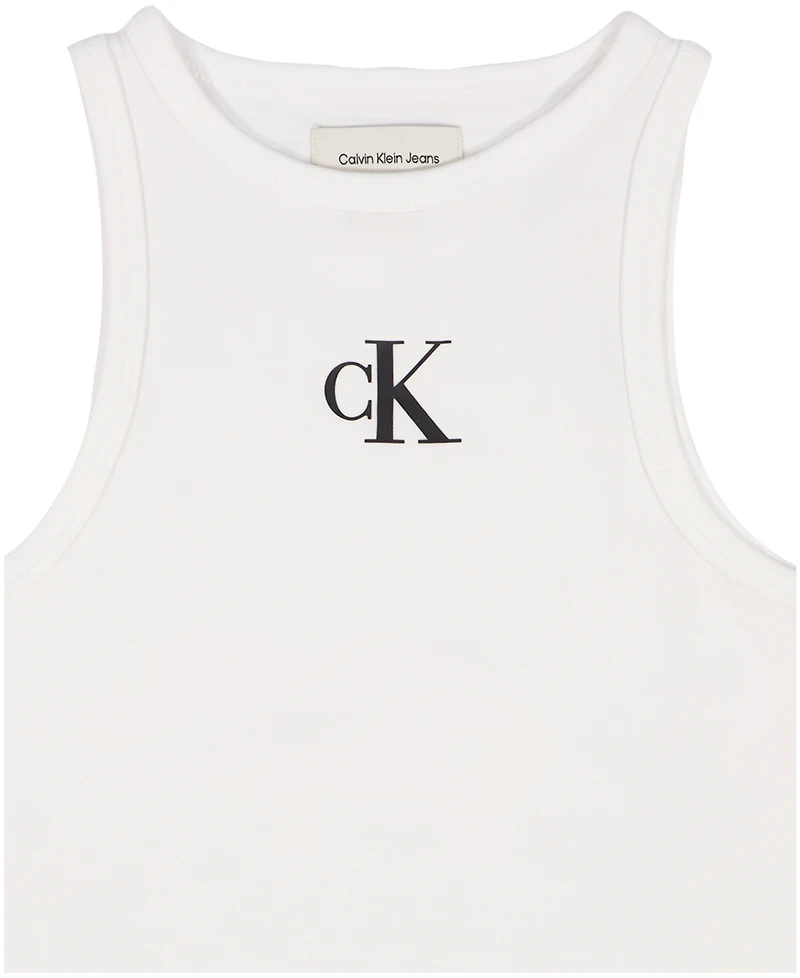 Calvin Klein Girls' 8-16 Sleeveless Pull-On Tank Top