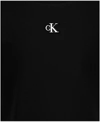 Calvin Klein Girls' 8-16 Short-Sleeve Crewneck T-Shirt Dress