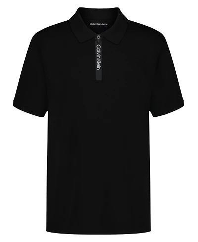 Calvin Klein Boys' 8-20 Short-Sleeve Polo Shirt