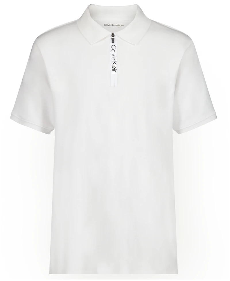 Calvin Klein Boys' 8-20 Short-Sleeve Polo Shirt