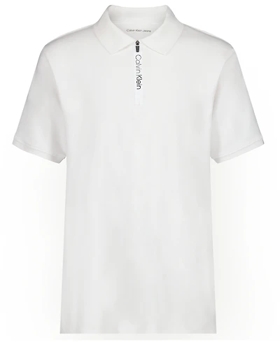 Calvin Klein Boys' 8-20 Short-Sleeve Polo Shirt