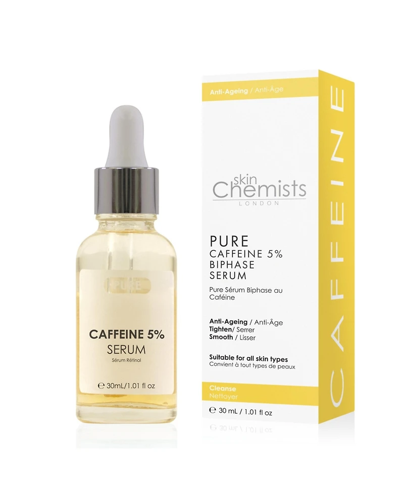 skinChemists Pure Caffeine 5% Biphase Serum 30ml