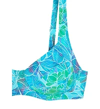 Lascana Women's Tropical Print Underwire Bikini Swimsuit Top Bra Sizing