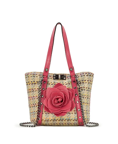 Patricia Nash Benvenuto Rose and Chain Mini Shoulder Bag