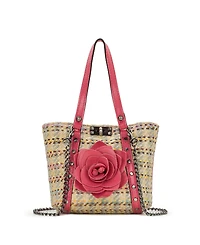Patricia Nash Benvenuto Rose and Chain Mini Shoulder Bag
