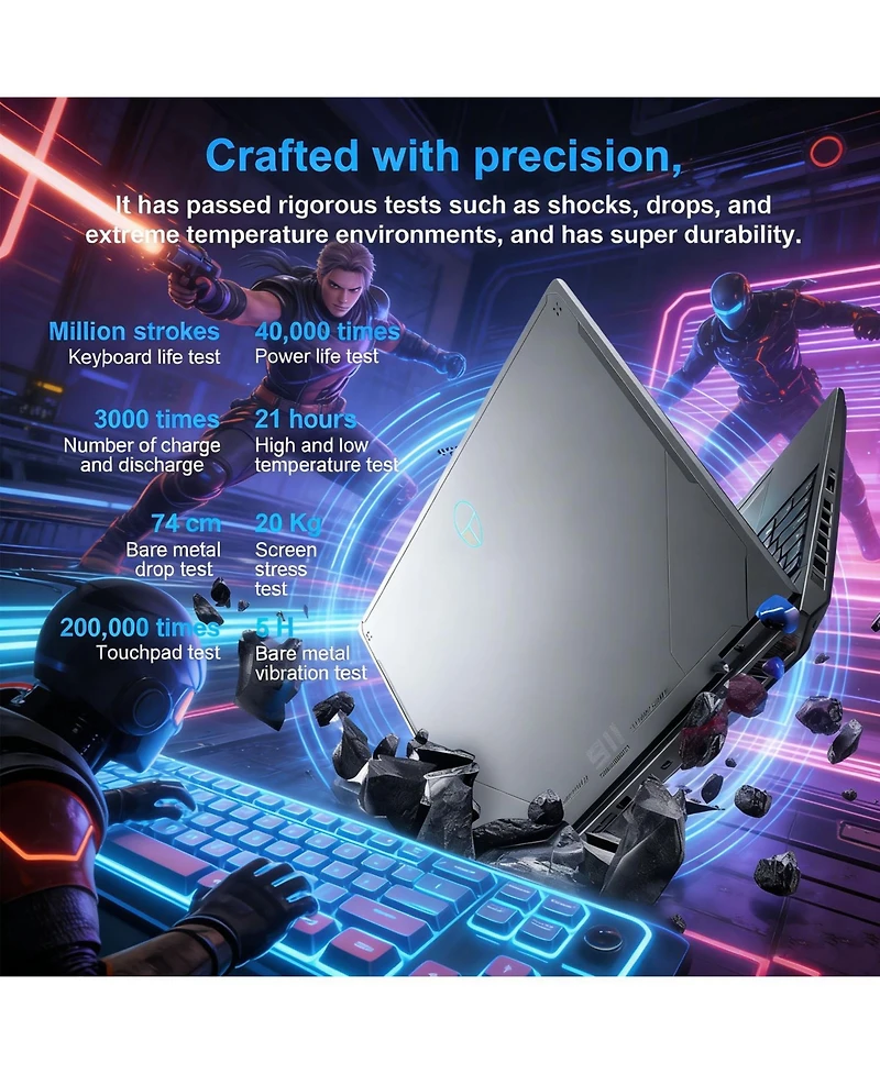 Thunderobot Radiant 16 Gaming Laptop 16" Qhd+ 2.5K 300Hz Display Intel i7-14650HX Nvidia Rtx 5060 64GB DDR5 4TB Ssd Windows 11 Home