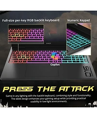 Hp Omen Traditional Laptop Amd Ryzen Ai 9 64GB Ram Nvidia GeForce Rtx 5070 Ti 2TB Ssd Storage Windows 11 Home 240Hz