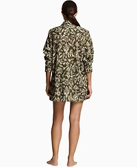 Lauren Ralph Women's Printed Shirt and Shorts, 2-Piece Set