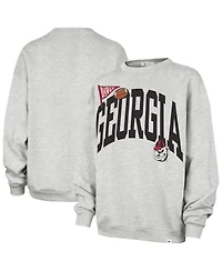 '47 Brand Women's Gray Georgia Bulldogs Icon Fleece Sweatshirt