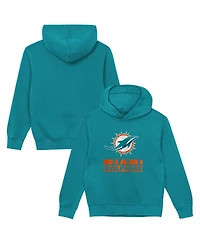 Outerstuff Toddler Aqua Miami Dolphins Back to Basics Hoodie
