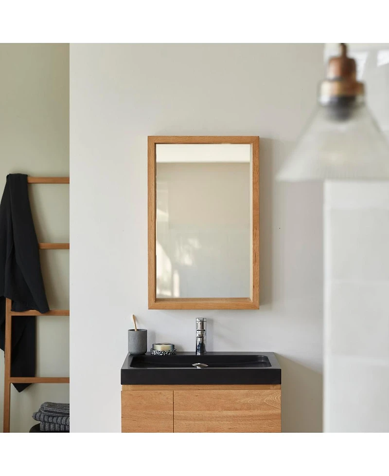 Tikamoon Easy Oak Wood Mirror