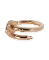 Pre-Owned Cartier Rose Gold Diamond Juste Un Clou Ring