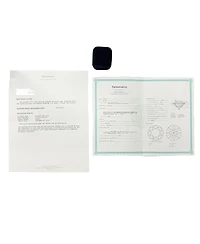 Pre-Owned Tiffany & Co Solitaire Engagement Ring in Platinum F VS2 1.00 Ctw