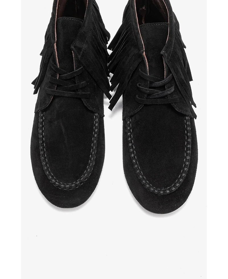 Forever & Always Shoes Women's Raux Leather Ankle Boots