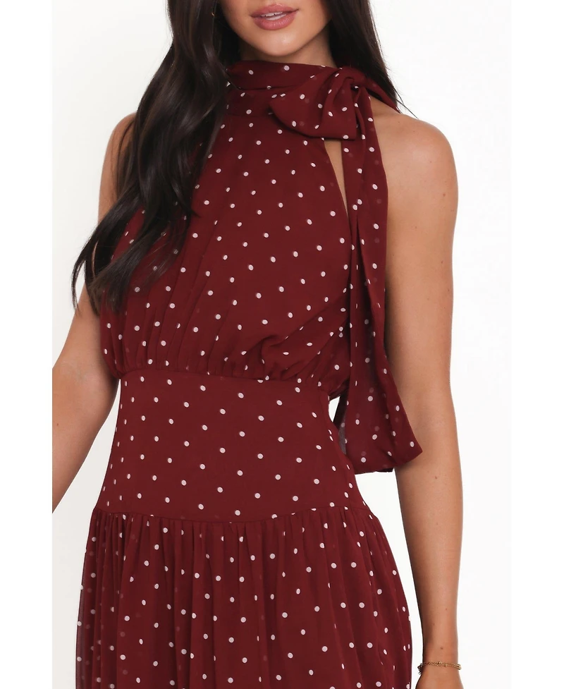 Petal and Pup Women's Leona Halterneck Maxi Dress