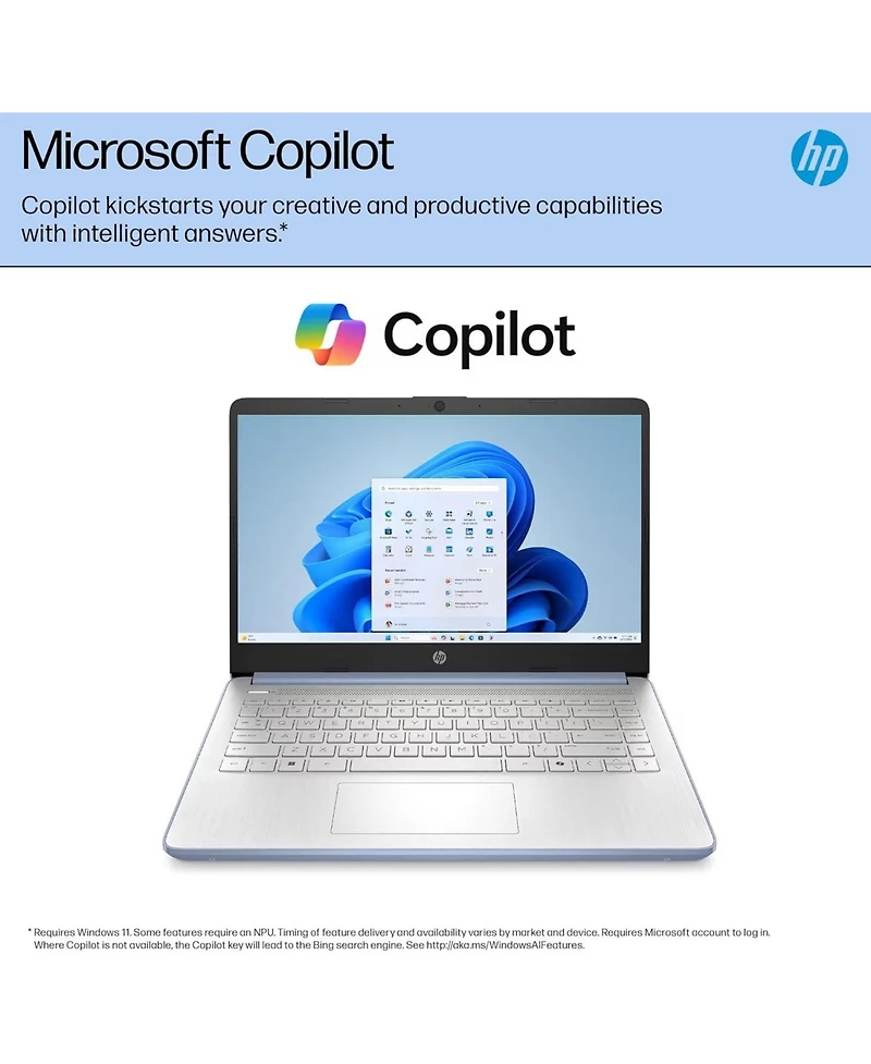 Hp Essential 14" Traditional Laptop Intel N-Series 4GB Ram Intel Graphics 128GB eMMC Storage Windows 11 Home 60Hz