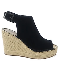 Kenneth Cole New York Women's Olivia Espadrille Peep-Toe Wedges