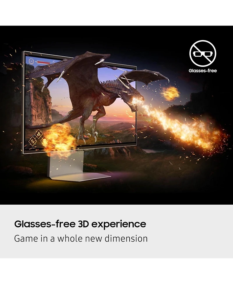 Samsung LS27FG900XNXZA G90XF 27" Odyssey 3D 4K Gaming Monitor with Pro-x-2-lightspeed Headset, G915 Keyboard, and Pro-x-2-superlight Mouse (2025)